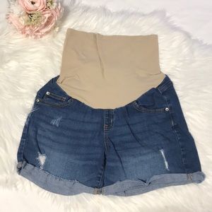 Motherhood Maternity Denim Shorts